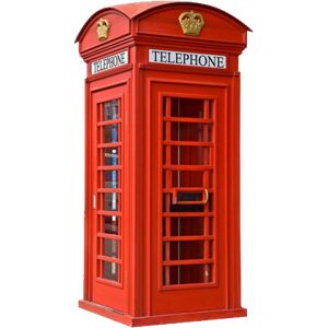 Telephone booth PNG-43054